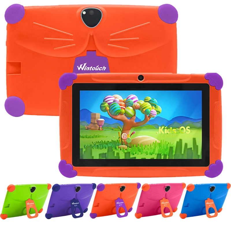 Cheapest 7" Wifi Kids Tablet Pc Children Educational Android 7 Inch Gaming Teblets Tablate Taplets