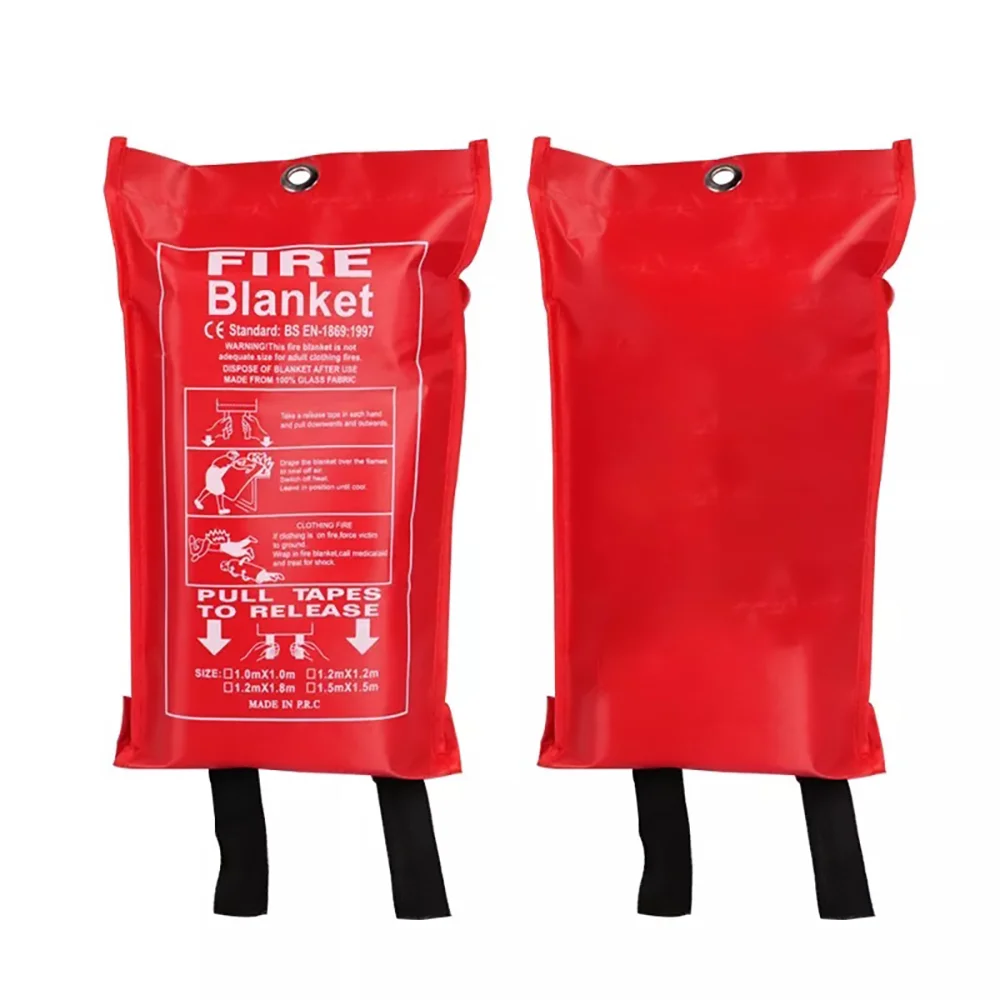 2 Pack Fire Blanket For Kitchen 1*1m Fire Blanket - Buy Fire Extinguish ...