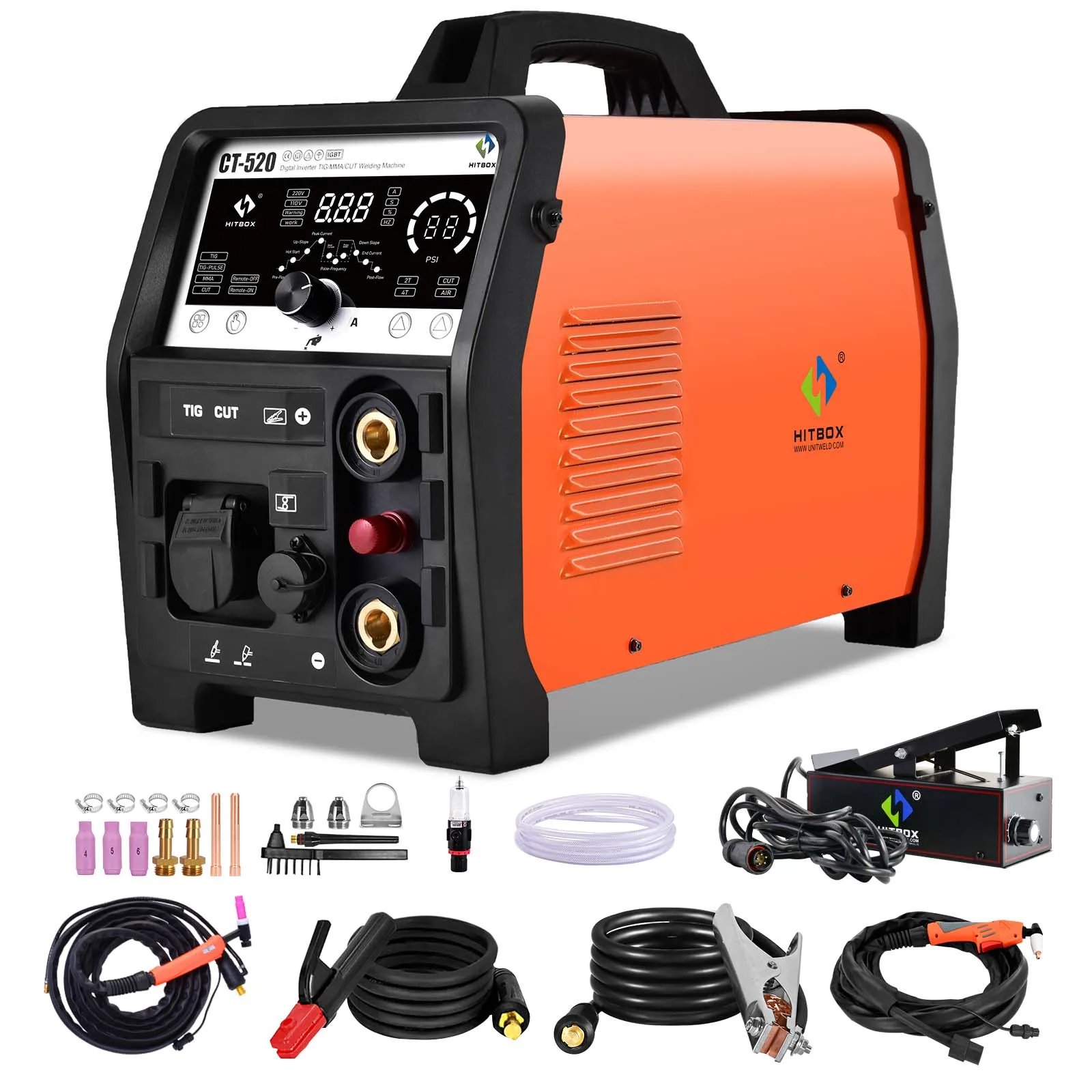 [美品]hitbox HITBOX CT520 - Versatile Plasma Cutter/tig/mma Welder