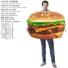 Ropa de esponja compuesta de hamburguesa