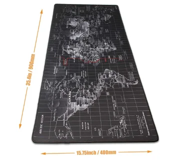 World Map High Quality Sublimation Printed Gaming Computer Large Size 2022 Tidy Customised Mouse Pad