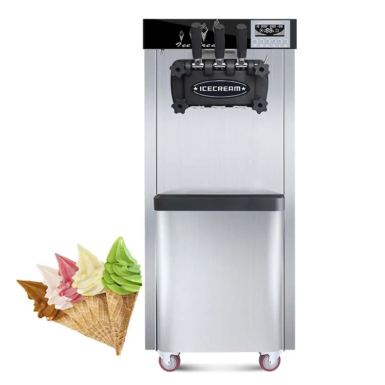 easy to clean soft serve vertical ice cream mach