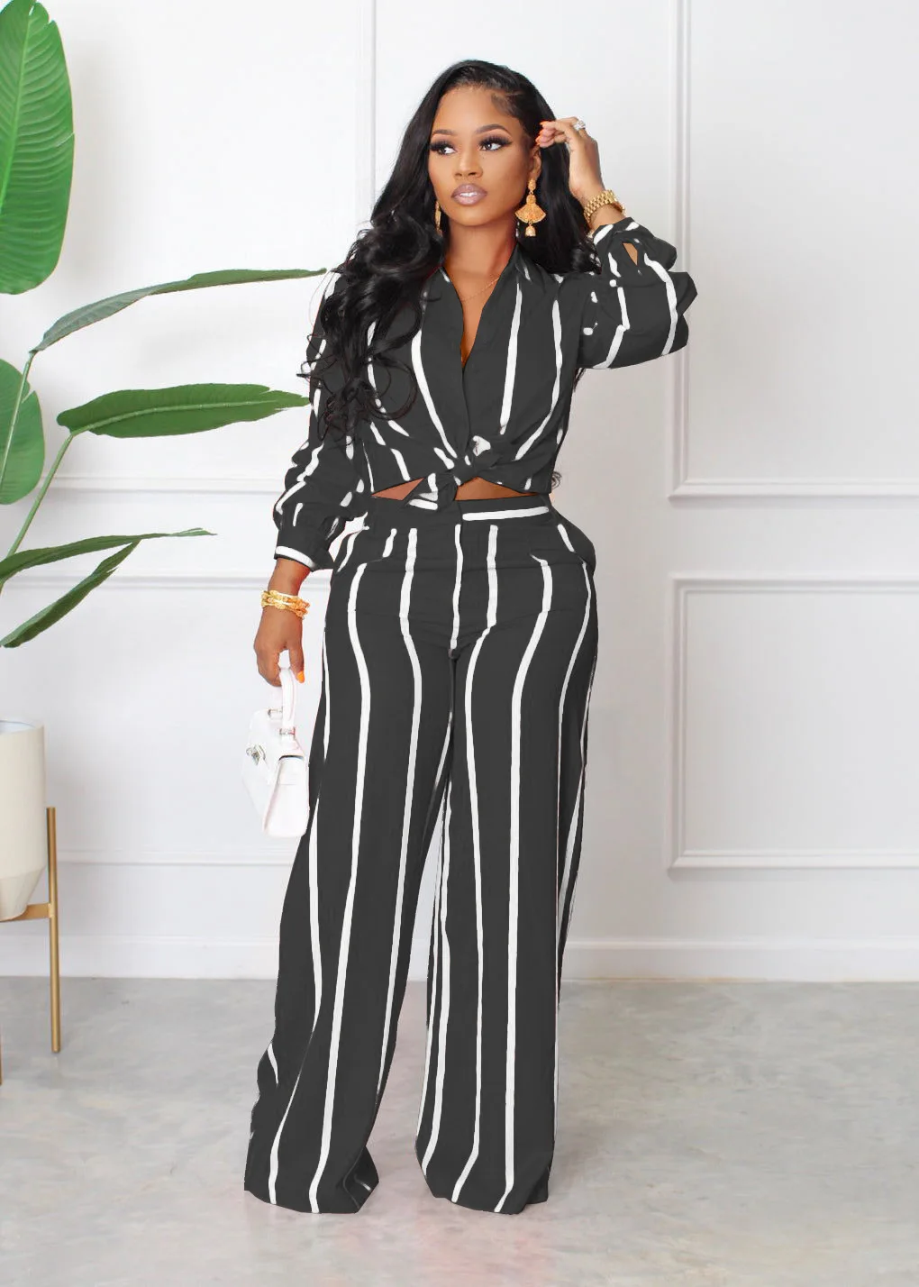 10%OFF S-XXL Women's Fall/Winter Striped Print| Alibaba.com