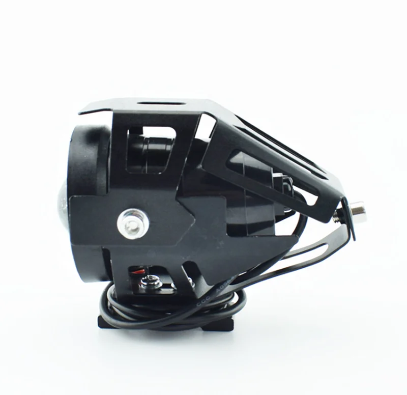 Motorcycle Universal LED Headlight U7 Colorful Moto Lights for Scooter Motorbike Fog Lamp Angel Devil Eyes LED External Flashing