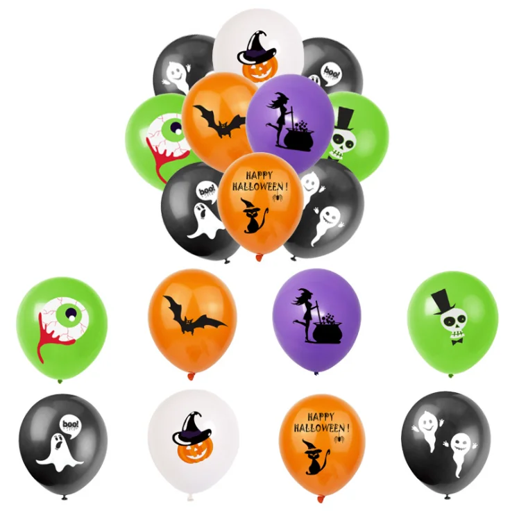 Happy Halloween Skeleton 2022 2022 Halloween Balloons Party Decoration Skeleton Pumpkin Witch Bat Ghost Party Balloons 12inch Latex Balloons Buy Halloween Balloons Latex Balloons Party Balloons Product On Alibaba Com