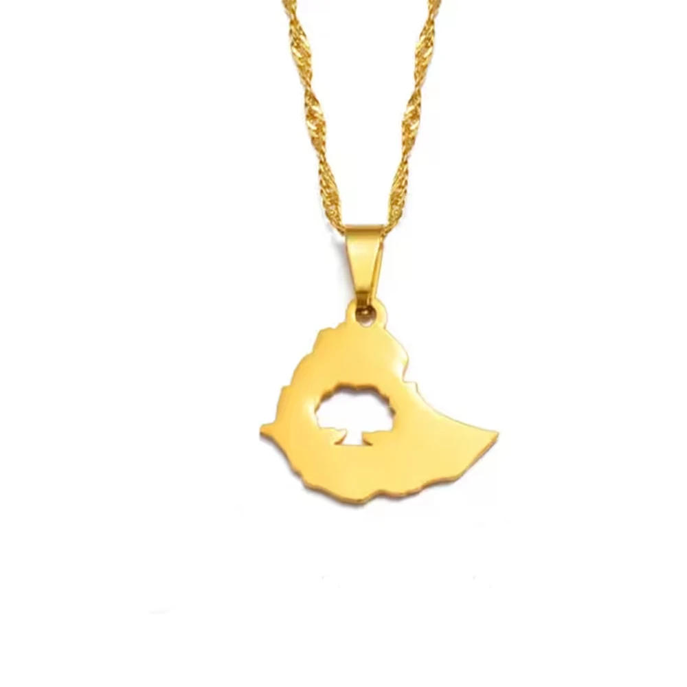 Stainless Steel Map Of Ethiopian - H092234d40fa043608c8038eedb2a28f7y