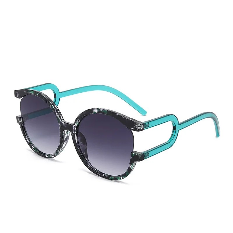 Personality 2025 New Design Round Frame Sunglasses Oversize Plastic UV400 Sunglasses for aperçu 14