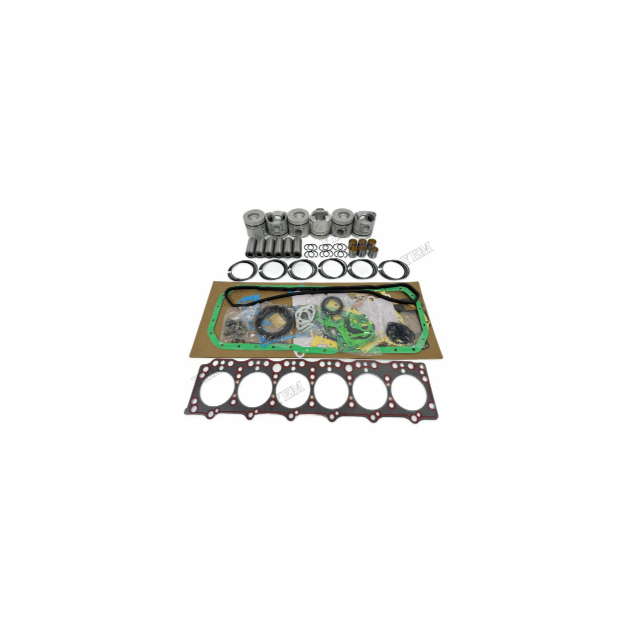 Replacement Rebuild Kit With Cylinder Gaskets Piston Rings Suitable for Doosan / for Develon DB58 High Quality Engine Parts
