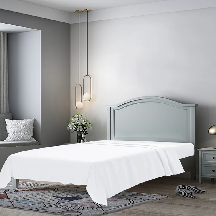 High Quality Ultra Soft Bed Sheet Polyester Microfiber Sheets For Bed Flat Sheet Plain Dyed