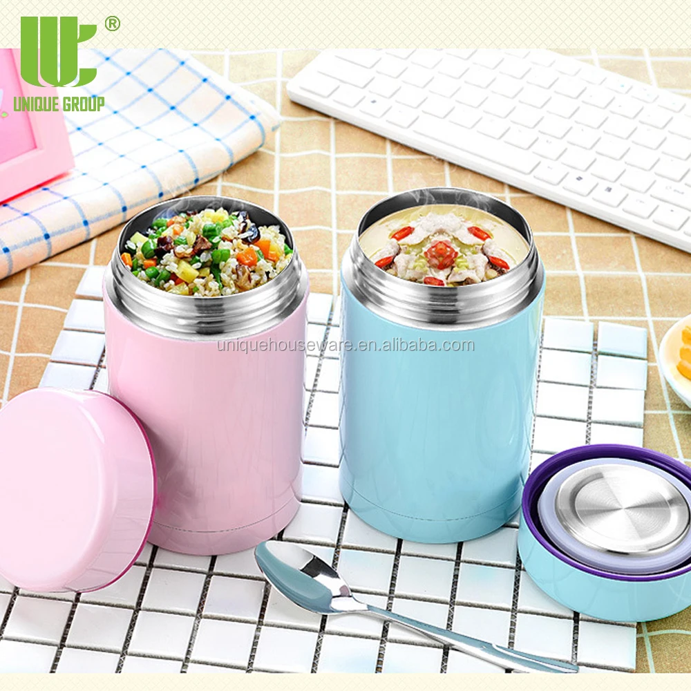 2023 New Products ODM Double Wall Stainless Steel Food Flask Insulated  Vacuum Food Jar Thermos Soup Jar Keep Food Hot With Spoon - Buy 2023 New  Products ODM Double Wall Stainless Steel