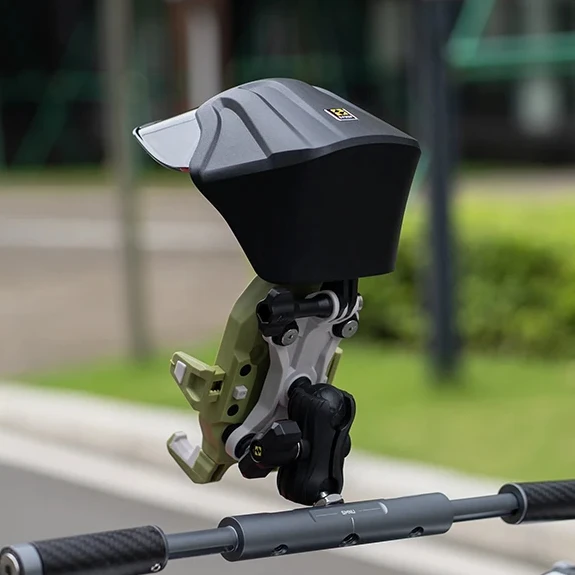 SMNU Universal Mobile Phone Mount Bike Helmet Sun Visor Hat Protector for Phone From Rain on Motorbike Sunshade