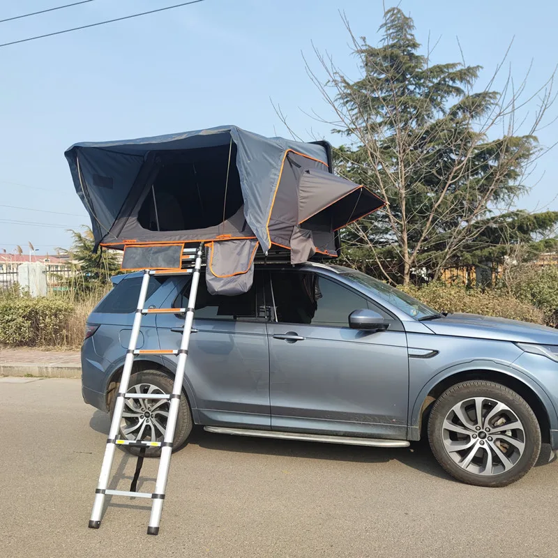 Outdoor Camping ABS Hard Shell Roof Top Tent Car Rooftop Tents Side ...
