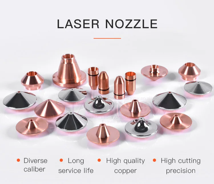 Startnow Laser Nozzle Chrome Plated Cutting Nozzles Laser For Precitec Wsx Hans Empower Fiber