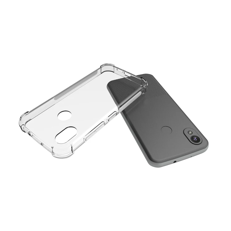 For CAT S52 Anti Shock Full Clear Soft Gel TPU Back Cover Case