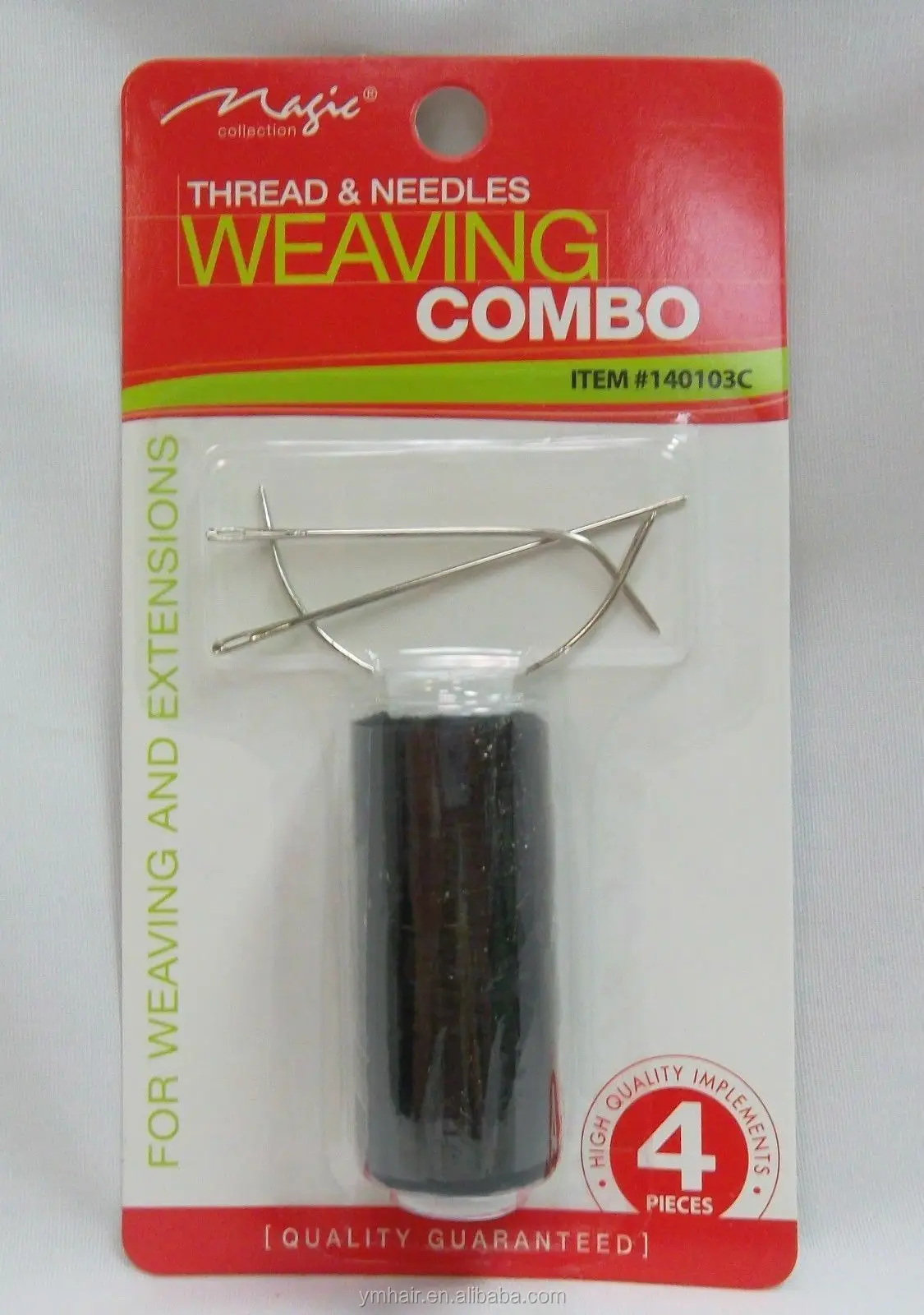 Weaving Combo, Needles and Thread Set, Black