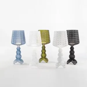 Zeal Lighting Atmosphere Acrylic Floor Lamp Porch Living Room Modern Minimalist Hollow Wine Glass Table Lamp