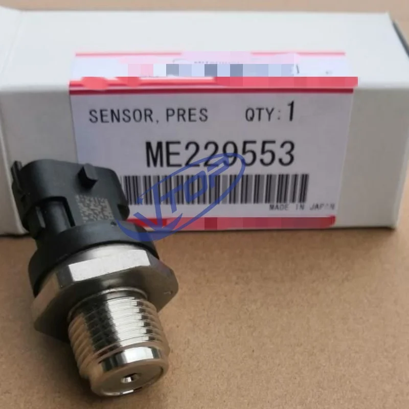 Fuel Pressure Sensor ME229553 0281006086 Common Rail Pressure Sensor Suitable for Sany Excavator SY215 Mitsubishi 4M50 Engine