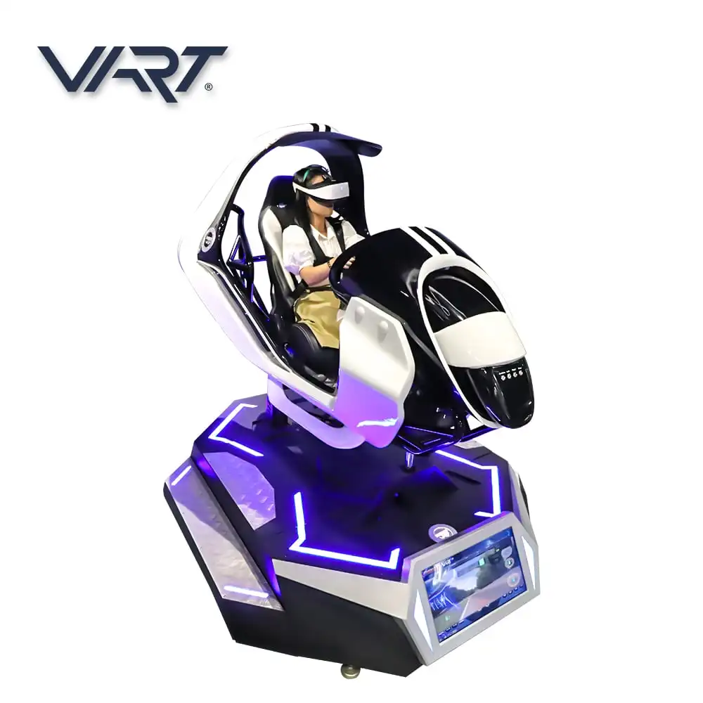 Entertainment Games Console Vr  Virtual Reality Car Driving Simulator with Robot Platform