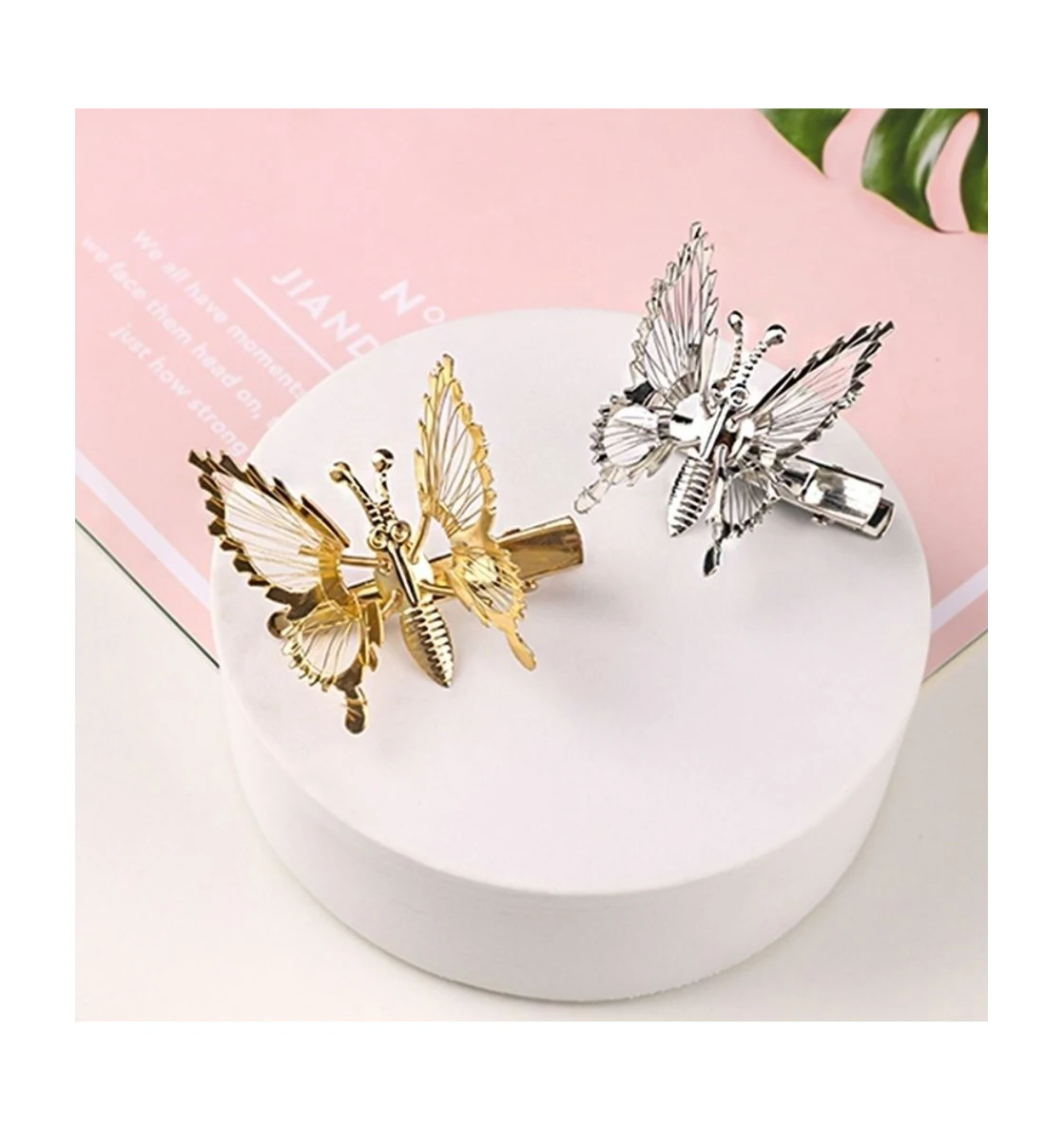 2024 заколка-бабочка с кисточками для волос Женская Весенняя заколка жемчугом