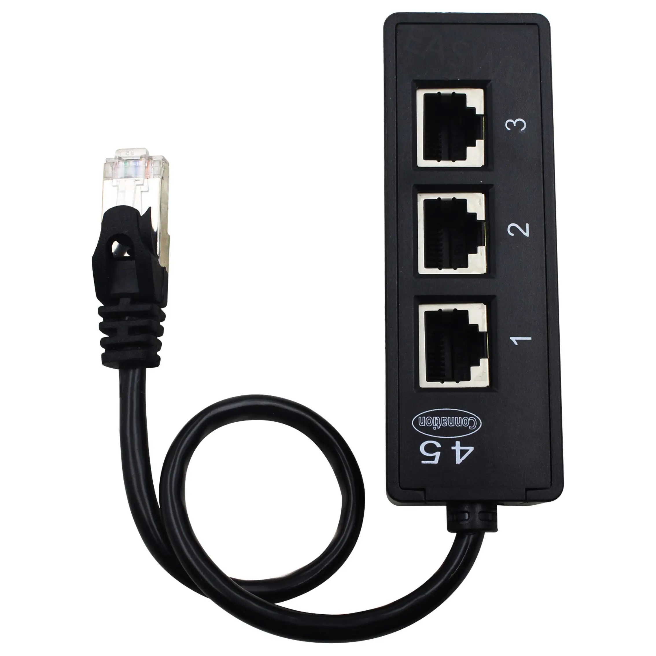 1 Pc Ethernet Splitter Cable Ethernet Extension Cable 1 to 3