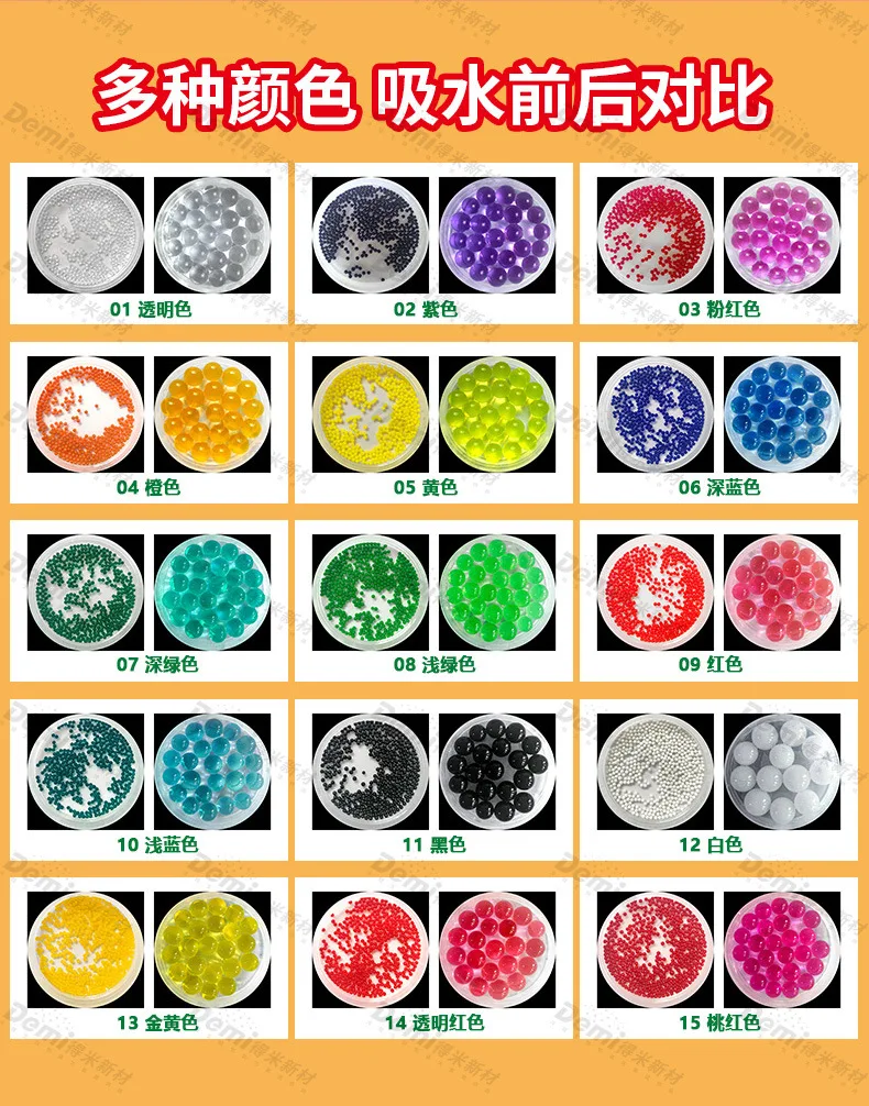 Оптовая продажа, Лидер продаж, волшебные водные бусины, красочная кристаллическая почва в другой упаковке