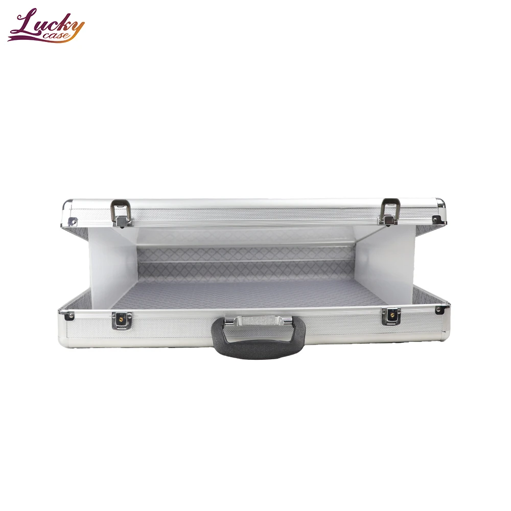 Aluminum Glass Top Display Locking Travel Table Counter Top Case Buy