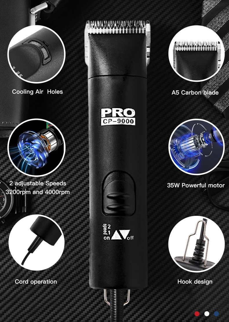 Oem A5 Professional Dog Grooming Clipper Pet Grooming Hair Clipper With