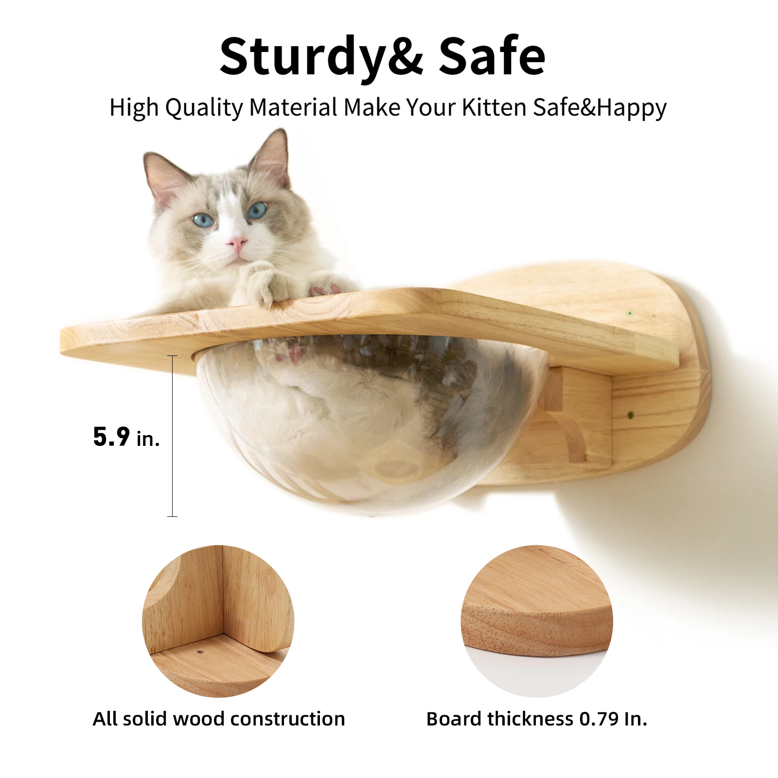 Fukumaru Cat Shelves Cat Wall Shelves Cat Wall Furniture Wall Pet Space