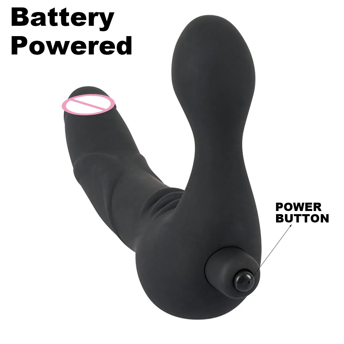 10 Speeds Silicone Battery Operated Vibrating Butt Plug Anal Vibrating Butt  Plug for Women,G-Spot Stimulation,Soft Silicone