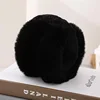 Varilla de felpa plegable - negra - 15 cm de diámetro