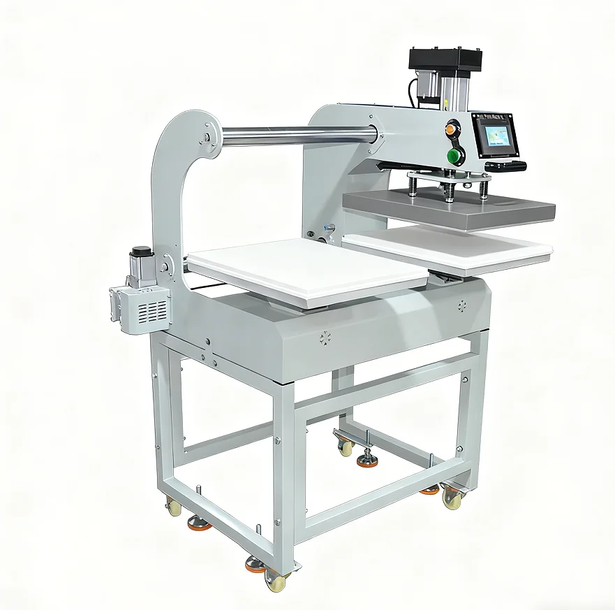 Factory Direct Pneumatic Heat Press Machine 40x50 40x60 Automatic Logo Transfer Sublimation Printer for T-shirt Labels
