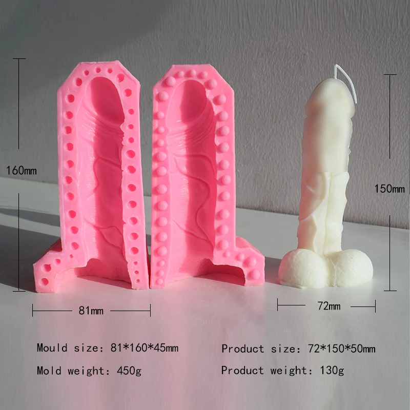 penis shaped candle mold 3d penis