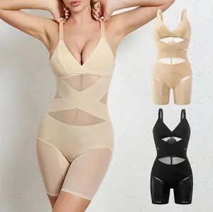Under Lulu Custom Plus Size Bodysuit Seamless Firm Control Thin Waist Cincher Butt Lifter Postpartum Trainer Breathable Body