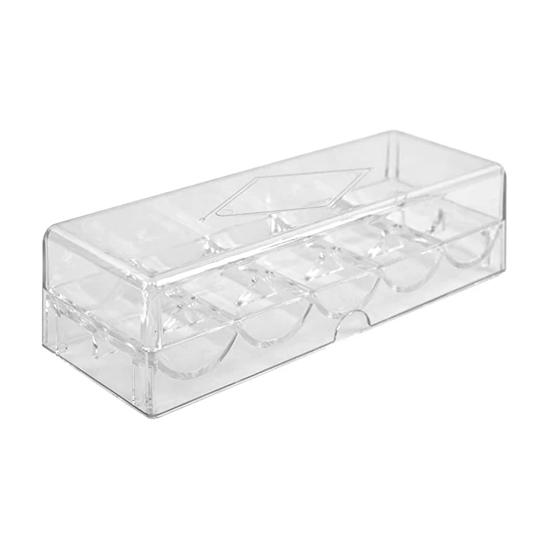 Customized Acrylic Transparent Sticker Logo Poker Chip Box Set With Casino Chip Box Buy Mini