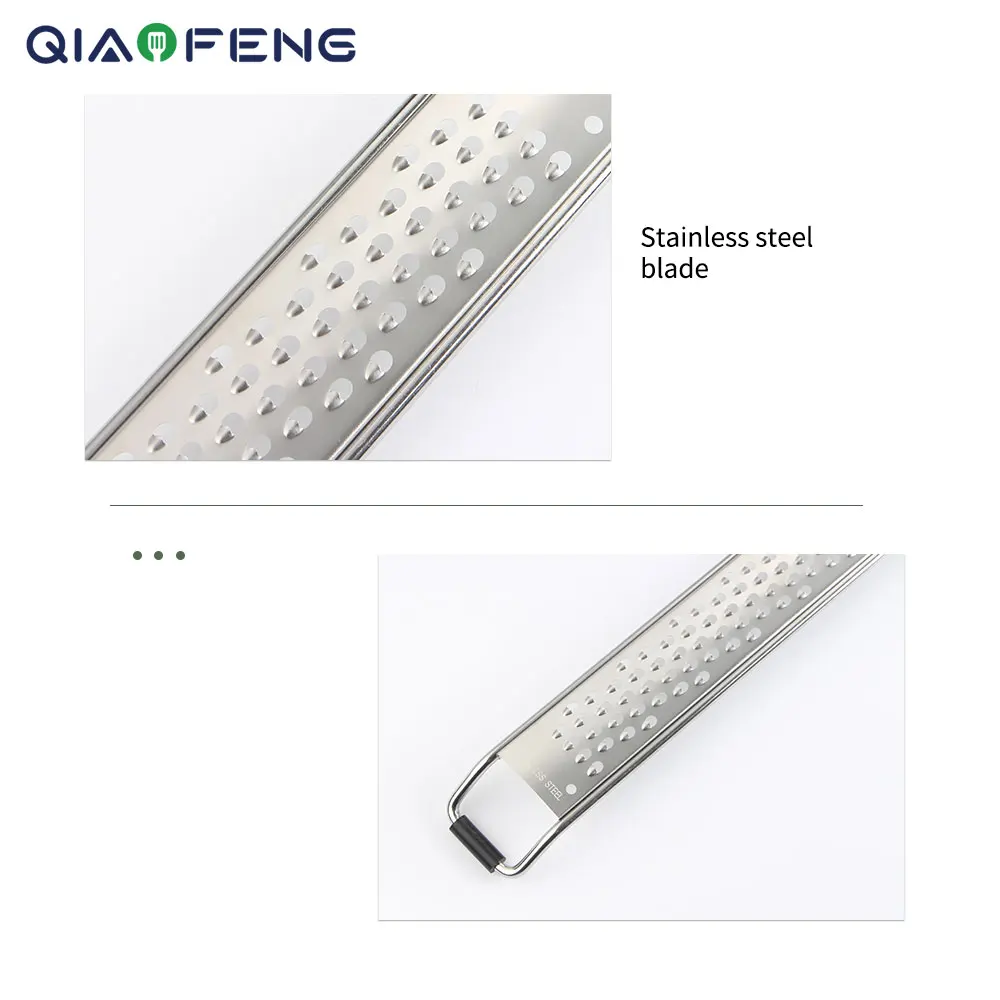 Heavy Duty Stainless Steel Blade Citrus Zester Vegetable Flat Grater