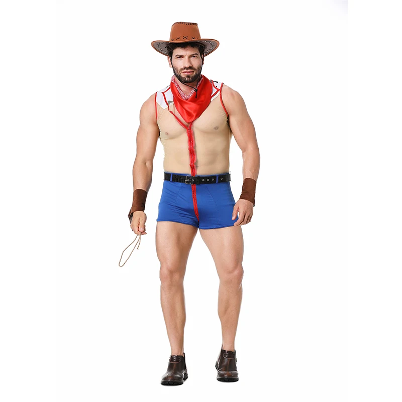 Halloween Underwear For Men Sexy Suit Cosplay Uniform Fireman Get Away ...