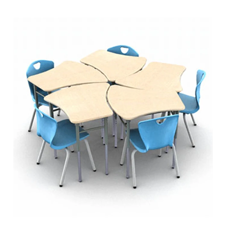 Adjustable School Tables and Chairs Set Classroom Furniture School Desk and Chair