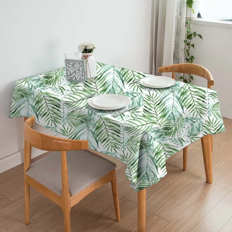 Высококачественная скатерть из 100% хлопка с принтом индивидуальным