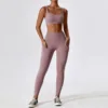 RoseViolet-1 Soutien-gorge+Leggings
