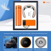 Orange-(thermos+neck massage+power bank)