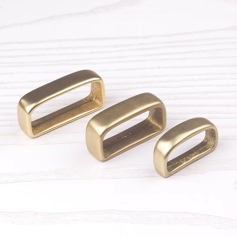 30mm,35mm 40mm 41mm Inner Width Solid Brass Belt Buckle Brushed Loop