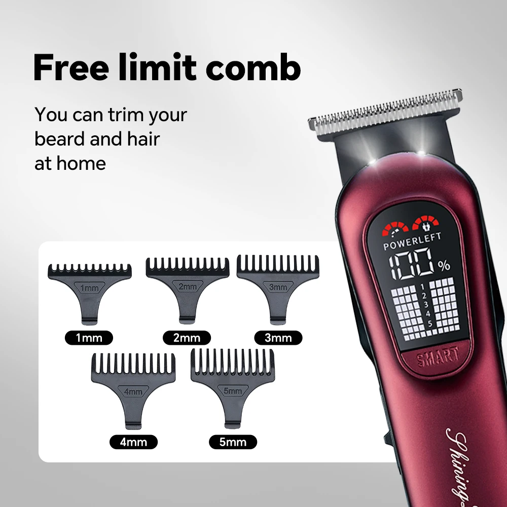 Popular Two-in-One Electric Hair for Clipper for Men Reciprocating Set Stainless Steel Blade for Home Hotel Use English Language details