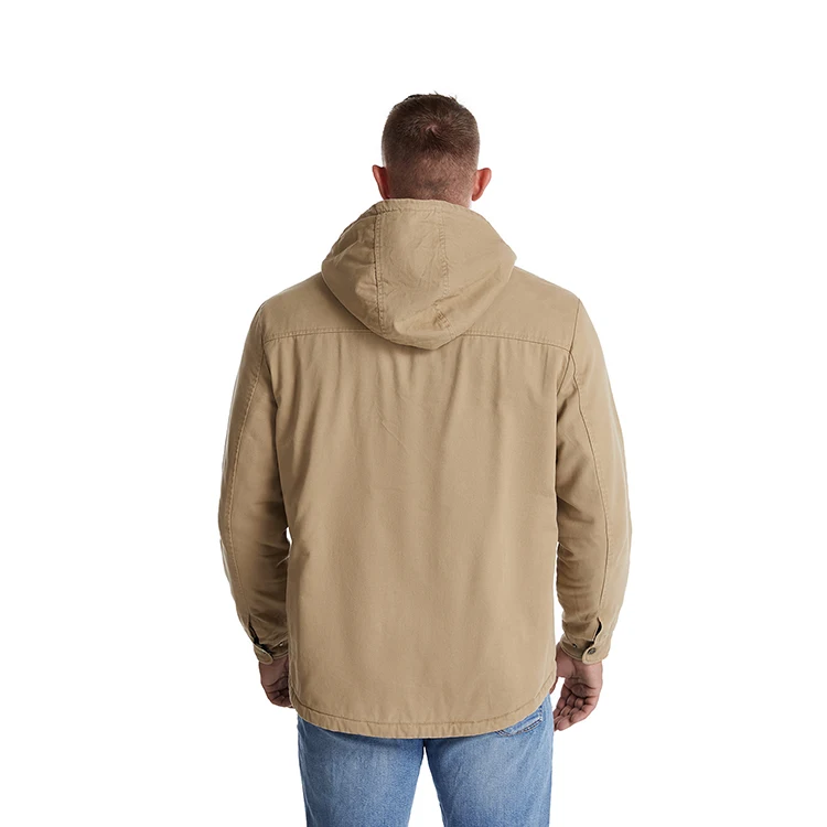 Men's Winter Parka Jacket Warm Thicken Casual Fur Windbreaker_voghion.com