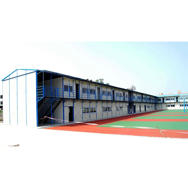 Cheap Ready Made Flat Roof Small Concrete Galvanized Prefabricated House Plans for 3 Bedroom Kit Manufactured Homes Philippines