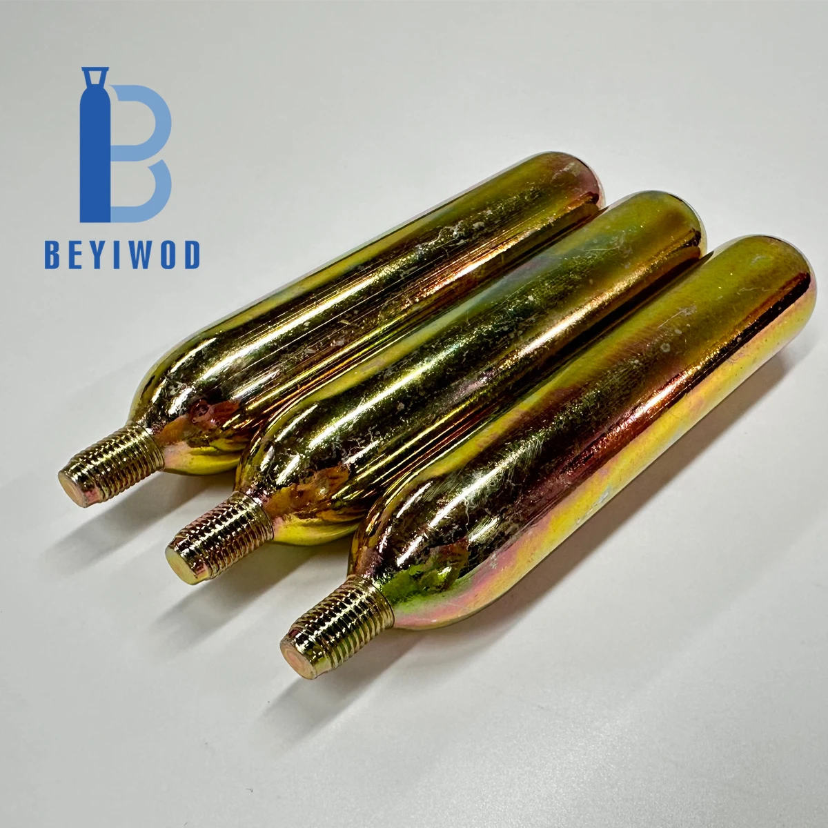 High Pressure 8g 12g 16g 25g CO2 Cartridge, Industrial Gas & Food Grade, Durable Steel Cylinder for Inflator and Cream Charger