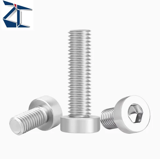 Customizable Hex Socket ScrewsTools Oval Head Style Available Titanium Steel Stainless Steel Aluminium