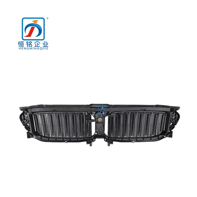 thumbnail image 2 of Gloss Black Kidney Grille For BMW 5 Series G30 G31 (2017+) | Vertical Slat Style 2 of 4