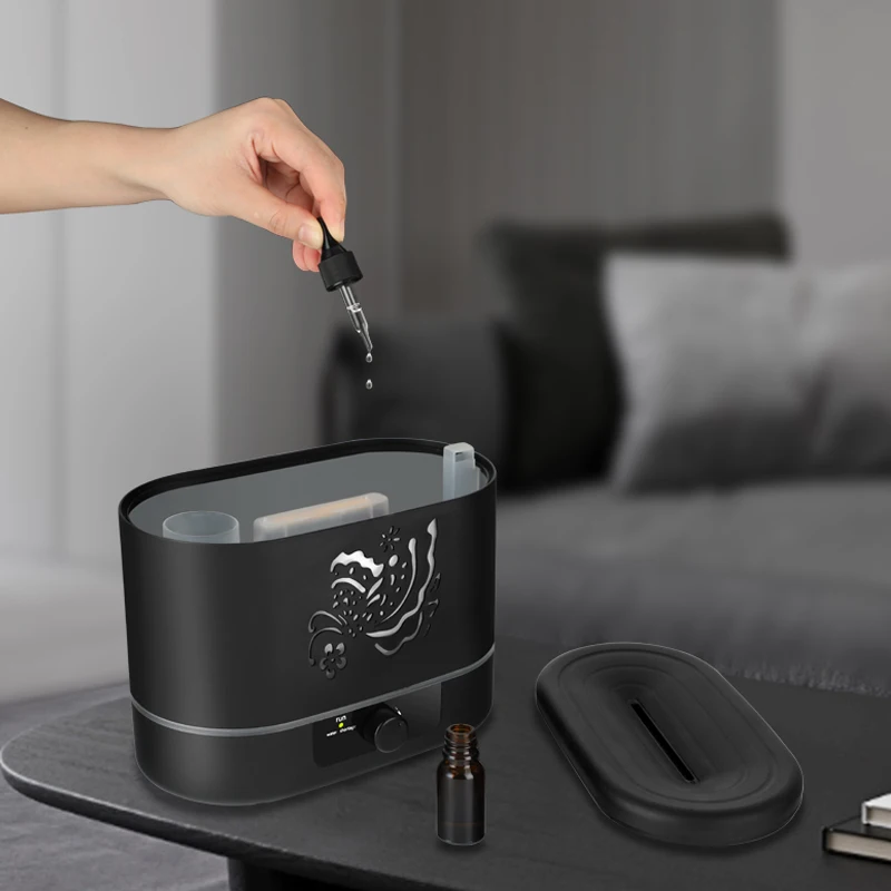 Desktop 2L Fire Diffuser Essential Oil Flame Humidifier Diffuser Household Flame Aroma Diffuser