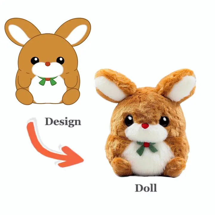 Kawai Plushie Custom Design Customization Stuffed Little Plush Toys Soft Children Woman Customized Christmas Graduation Gifts