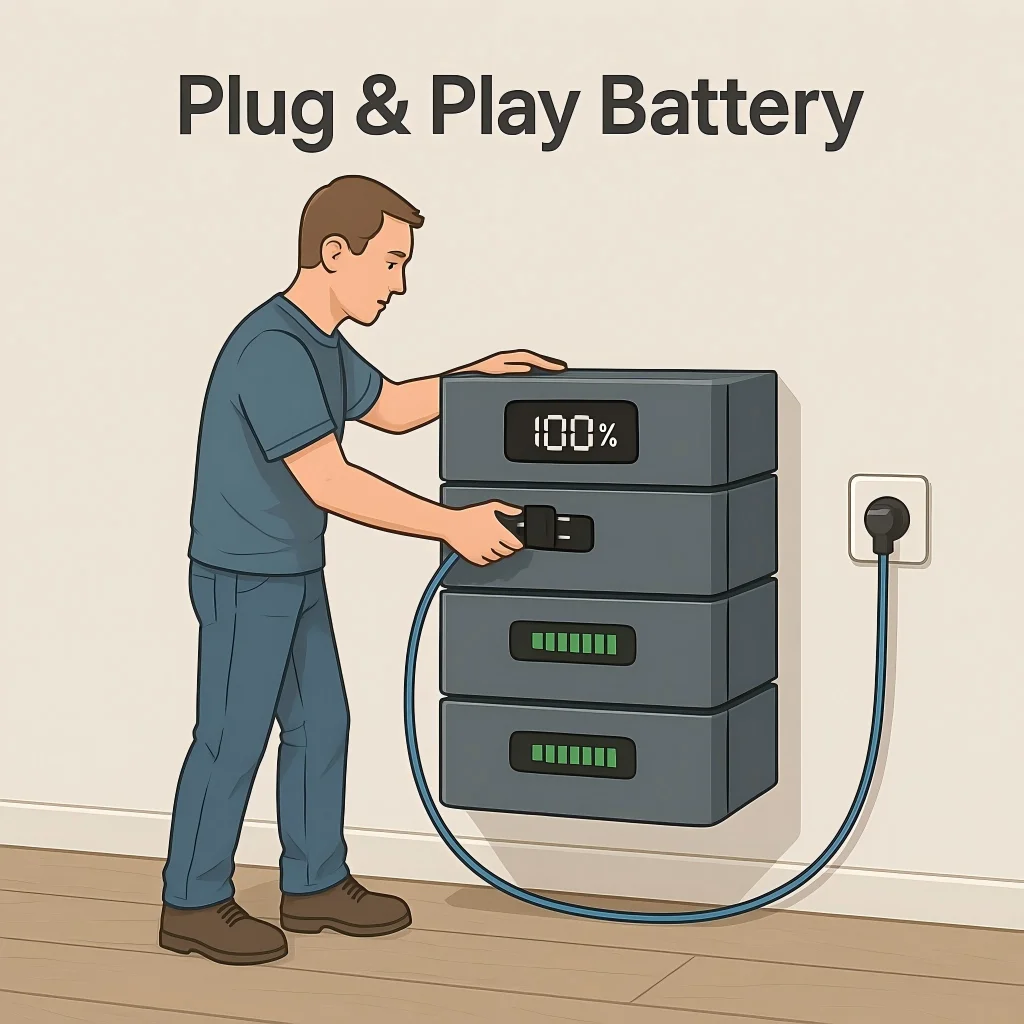 2.5kWh 5kWh Home Energy Storage Lithium Ion Batteries Pack Ac Battery All in One Plug & Play Marstek venus Homewizar Durovolt